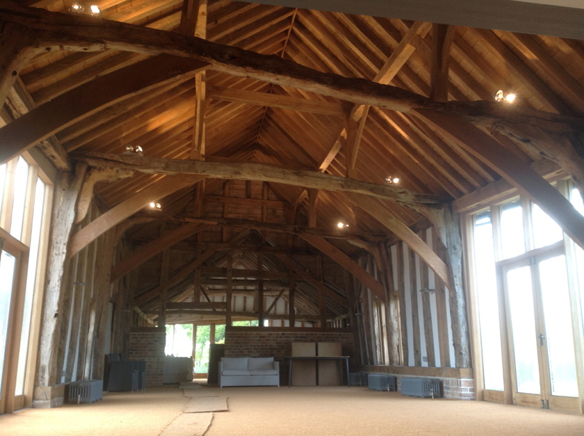 Tudor barn, finished 2012
